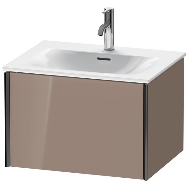 Xviu Wall-Mounted Vanity Unit Cappuccino High Gloss, Duravit, Mfr#: XV40320B286